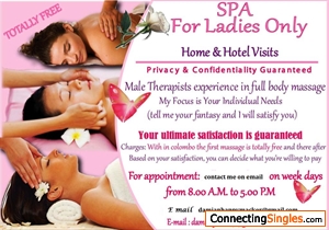 FREE PRIVATE SPA FOR LADIES ONLY