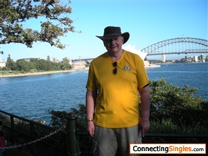 Picture of me taken in Sydney Australia with Opera House in background