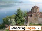 Ohrid church and lake