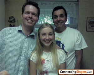 This photo is me with my brother Mike and niece Rachel last summer.