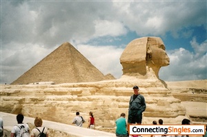 Sphyinx and Main pyramid,Giza plateau Cairo Egypt