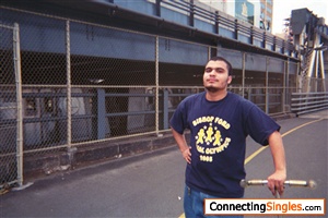 Me posing at the Manhattan Bridge while commuters from a delayed B train watch in amazement.  (lol just kidding)