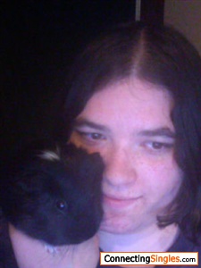 me and my guinea pig Fizz;)