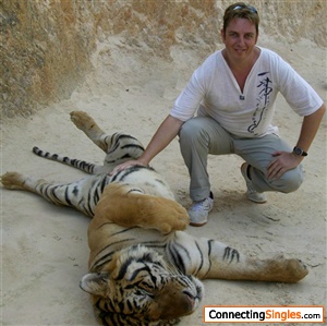 At a tiger sanctuary in Thailand