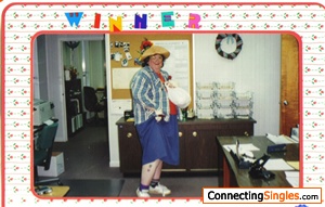 I was "Bag Lady" & WINNER of 7th Div. Halloween contest in 1995
