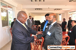 meet Vice president with Uganda, East Africa