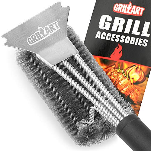 GRILLART Grill Brush and Scraper - BBQ Brush for Grill