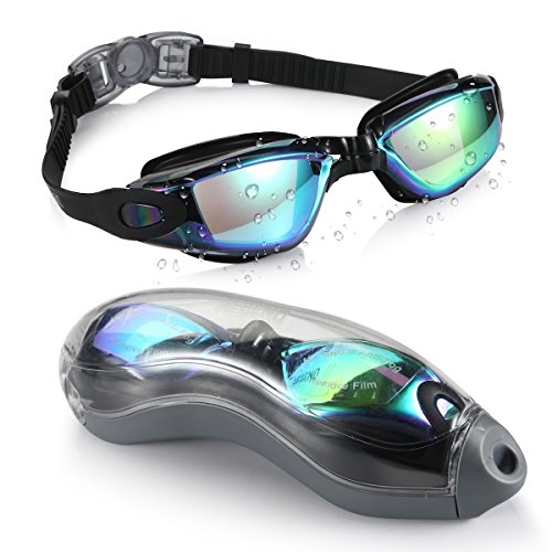 Aegend Swim Goggles, No Leaking Anti Fog UV Protection with Free Protection Case