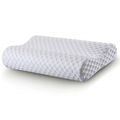CR COMFORT & RELAX Sleep Memory Foam Contour Pillow for for Neck Pain, Gel-Infused Technology