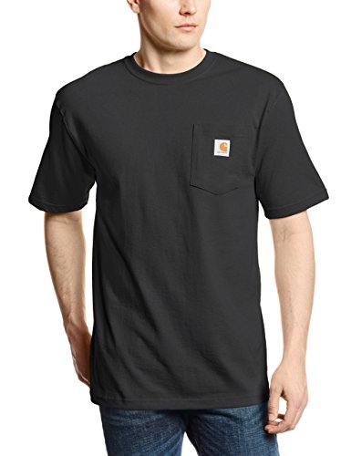 Carhartt Men's Big and Tall Workwear Pocket Short-Sleeve T-Shirt, Black
