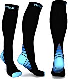 Physix Gear Compression Socks for Men Women for Running Nurses Shin Splints Flight Travel Maternity