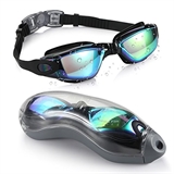 Aegend Swim Goggles No Leaking Anti Fog UV Protection with Free Protection Case