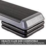 The Step Original Aerobic Risers Health Club Size