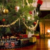Choo Choo Train Under Christmas Tree Puzzle