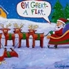 Santas got a flat