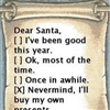 My Dear Santa letter