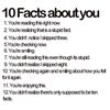 10 facts about you Puzzle