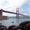 the Golden Gate bridge