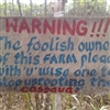 casava farm warning