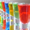 Coloured glass tumblers 2