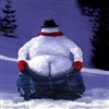 Snowman Showing Too Much