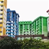 Colourful buildings Puzzle