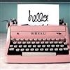 Pink Typewriter Puzzle