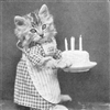 birthday cake kitty