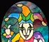stained glass jester Puzzle
