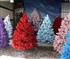 Coloured Christmas trees