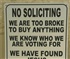 No Soliciting Puzzle