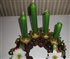 Advent wreath in green