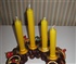 Advent wreath in yellow