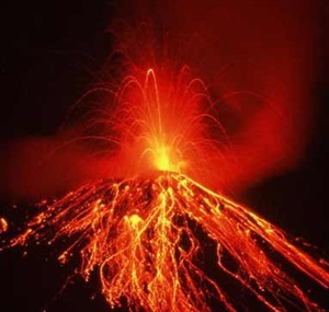 Which country has the most active volcanos?