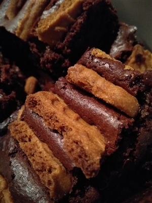 Spiced Biscuit Brownies