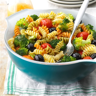 Colorful Spiral Pasta Salad Recipe