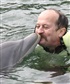 A dolphin lady in Florida Keys sweet kiss but hard sticky smell