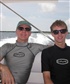 Me and my son on a dive boat in the Maldives late 2009