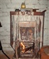 I imagine this fireplace warms up the barn a bit in the midwinter Outside 20 C and inside maybe 19 5 C