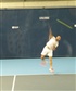 Me playing at Roehampton tennis club