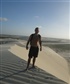 At the sanddunes of Jericoacacara in Brazil