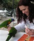 getting to know some locals at a coffee shop in Oz 2007