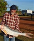 Giant threadfin salmon caught at midnight on eighty mile beach West Australia