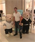 in Bangkok shopping mall two teddybears