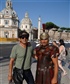 My fifth stop on my European vacation 2013 in Rome Italy In front of the Coliseum