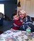Laughing with my grandson