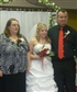 at my daughters wedding on the end