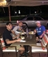 Me and my nephews eating dinner in south beach