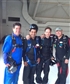 getting ready with friends for a sky diving OMG It was mind blowing