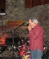 Playing harmonica at the Applegate Lodge